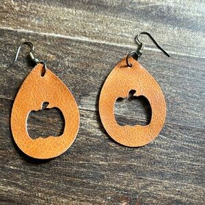 Halloween fall  pumpkin earrings